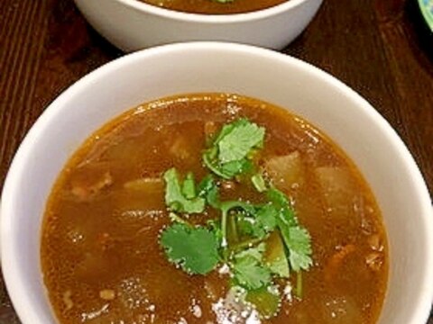 残ったカレールーで☆おいしいスープ